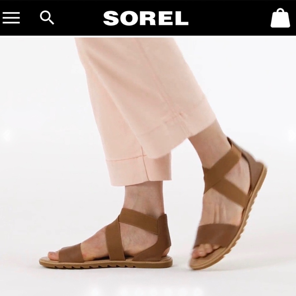 Sorel Ella II Leather Sandal